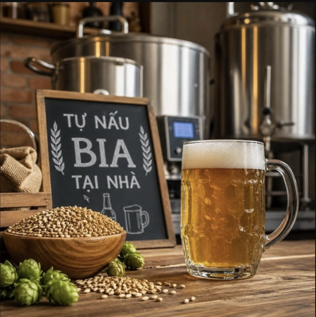 Hướng Dẫn Tự Nấu Bia Thủ Công Tại Nhà Từ A-Z Cho Người Mới